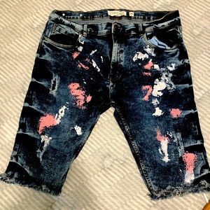 Mens painted shorts